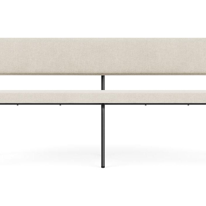 FÉST Monday eetbank 160 zwart Royal 160 magnolia