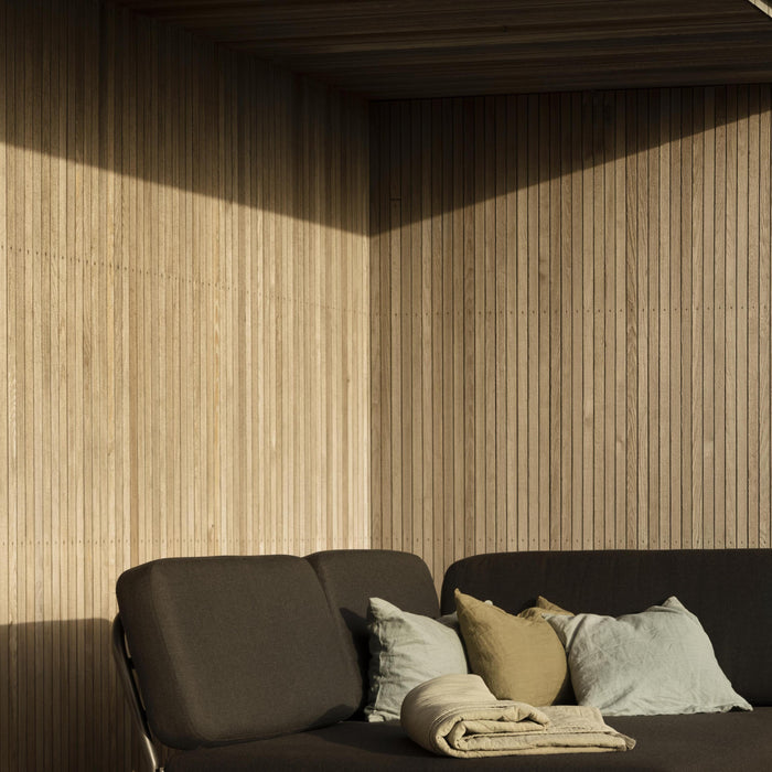 Level Cozy Corner loungebank rechts frame donkergrijs stof char