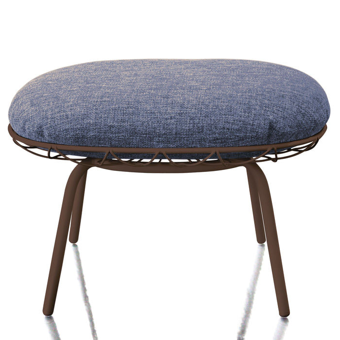 Piña Outdoor voetenbank wit