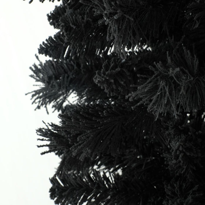 Teddy Black kunstkerstboom - 180 cm - zwart - Ø 97 cm - 658 tips