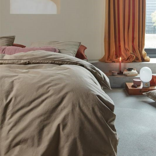 vtwonen Natural Stone Dekbedovertrek 200 x 200/220 cm - Zand