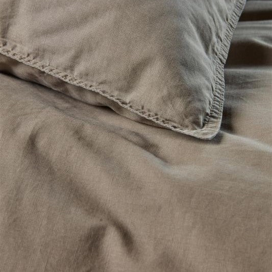 vtwonen Natural Stone Dekbedovertrek 200 x 200/220 cm - Zand