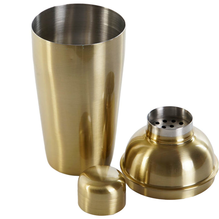 Cadeauverpakking Cocktailset - Goud - Shaker 500ml - Barmaatje 15-30