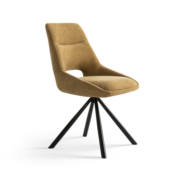 Furnihaus Eetkamerstoel Tosca Mosterd Geel Stof