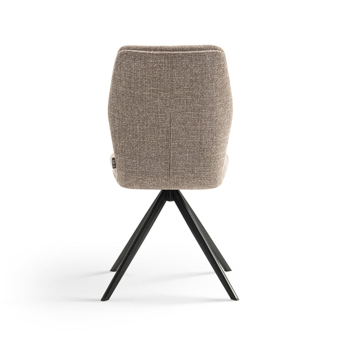 Furnihaus Eetkamerstoelen set van 2 - Emma - Taupe - Stof