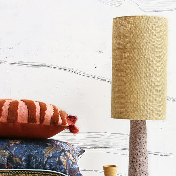 HKliving Jute Lampenkap Ø 22 cm - Jade Green