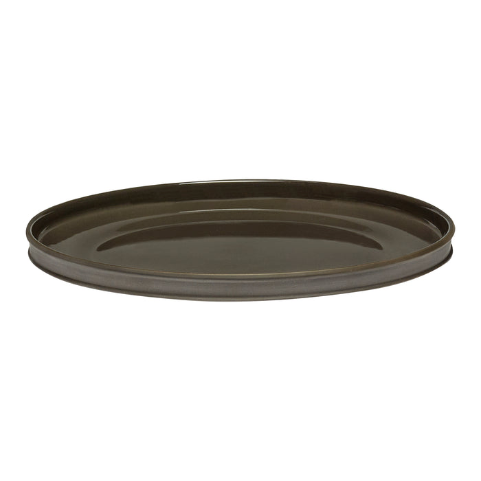 SERAX - Kelly Wearstler - Dune Dinerbord Ø 28 cm - Slate - Set van 2