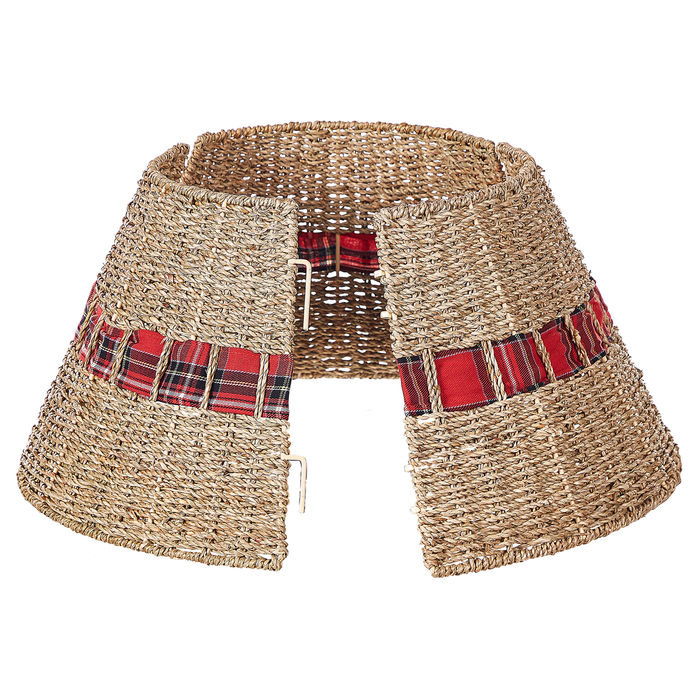 Beliani - MARCHE - Kerstboommand - Naturel - Zeegras