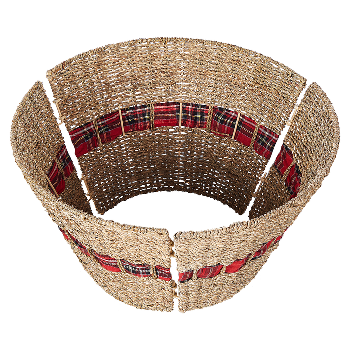 Beliani - MARCHE - Kerstboommand - Naturel - Zeegras