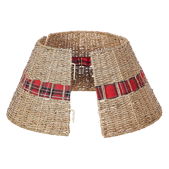 Beliani - MARCHE - Kerstboommand - Naturel - Zeegras