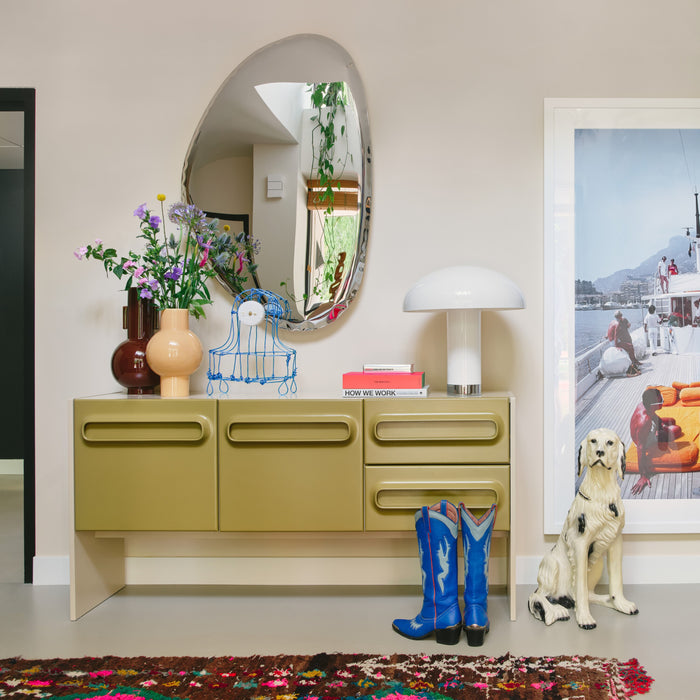 HKliving Lounge Tafellamp - Cream