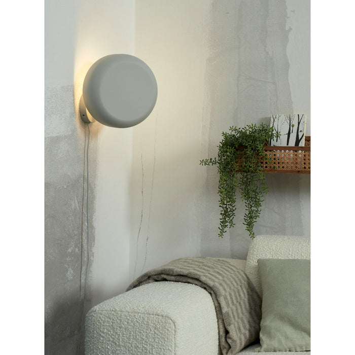 it's about RoMi Wandlamp Porto - Grijs - Ø25cm