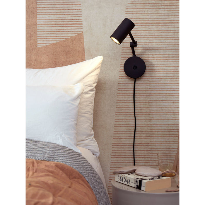 it's about RoMi Wandlamp Montreux - Zwart - 10.5x21.5x18cm