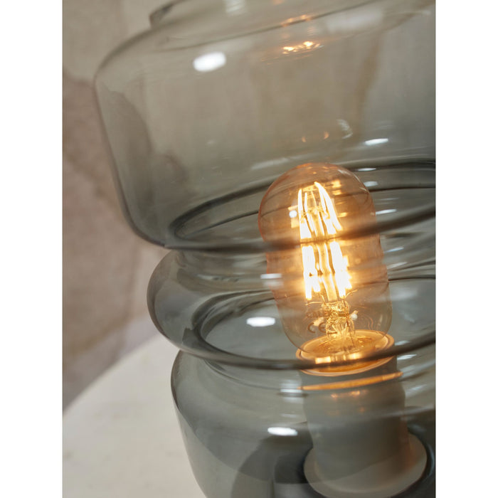 it's about RoMi Tafellamp Verona - Grijs - 15x15x23cm