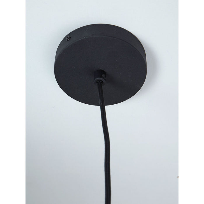 it's about RoMi Hanglamp Bordeaux - Zwart - 6x6x26cm