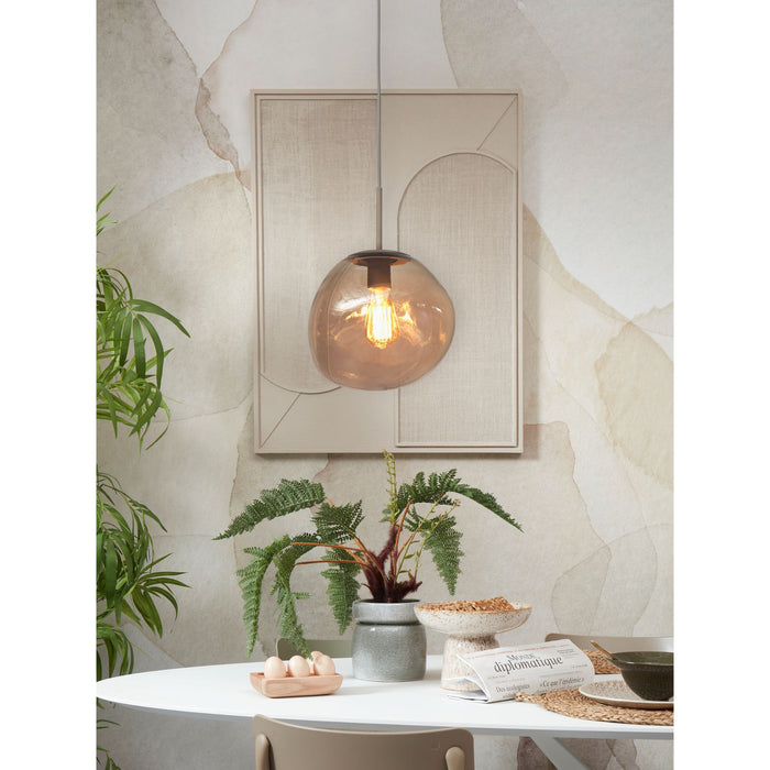 it's about RoMi Hanglamp Helsinki - Bruin - 26x26x37.5cm