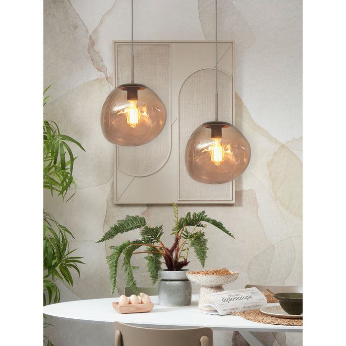 it's about RoMi Hanglamp Helsinki - Bruin - 26x26x37.5cm