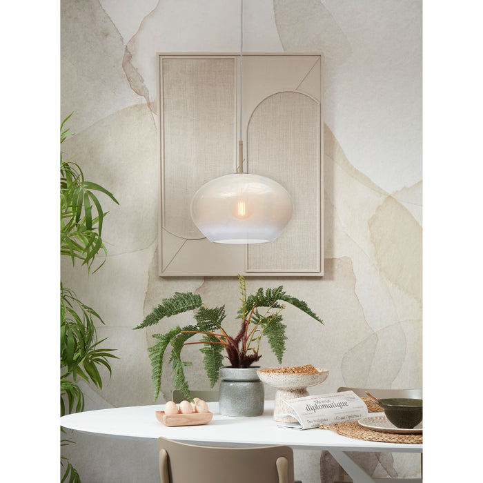 it's about RoMi Hanglamp Bologna - Wit - 35x35x23cm