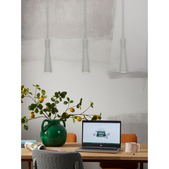 it's about RoMi Hanglamp Bordeaux - Grijs - 6x6x26cm