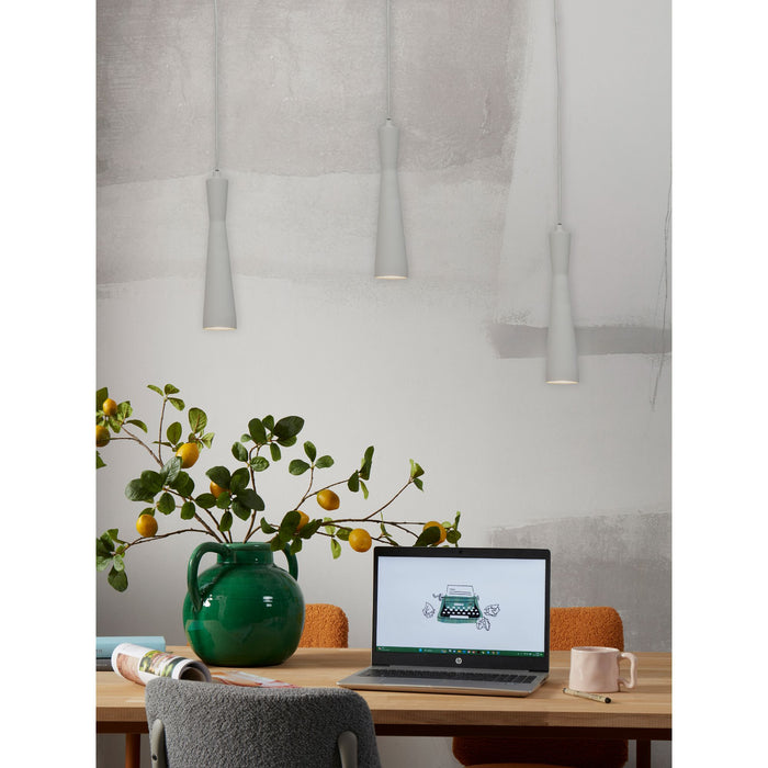 it's about RoMi Hanglamp Bordeaux - Grijs - 6x6x26cm