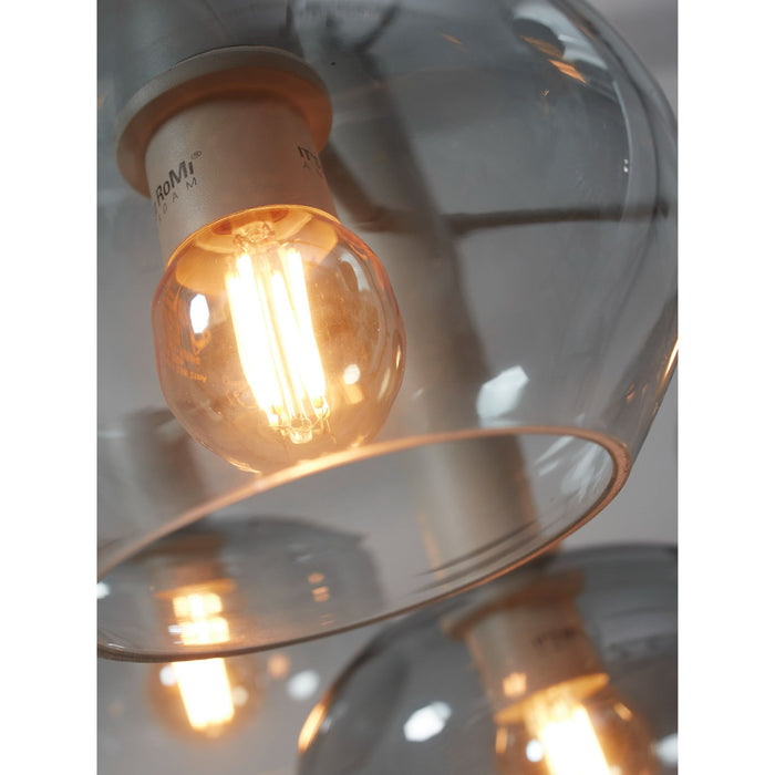 it's about RoMi Hanglamp Bologna - Grijs - 43x43x34cm