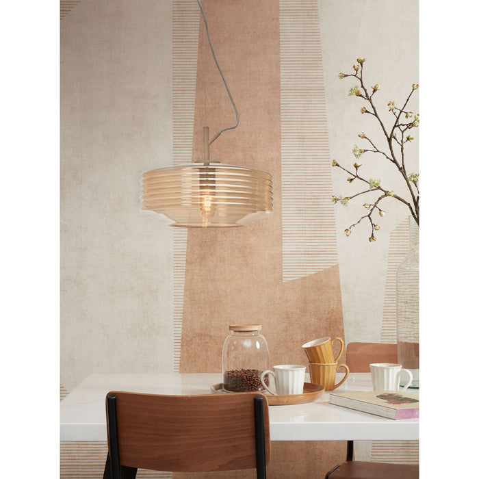 it's about RoMi Hanglamp Verona - Bruin - Ø35cm