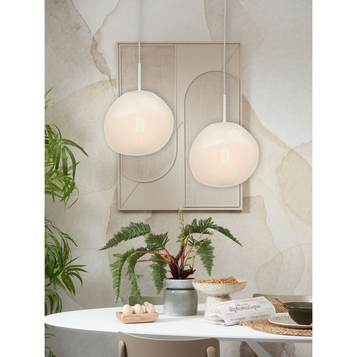 it's about RoMi Hanglamp Helsinki - Wit - 26x26x37.5cm