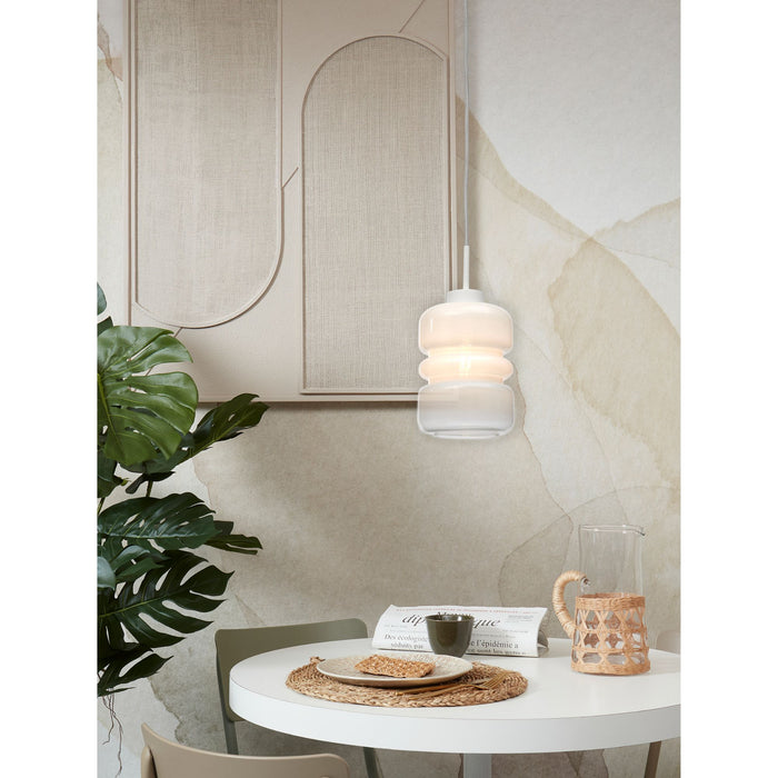 it's about RoMi Hanglamp Verona - Wit - 15x15x30cm
