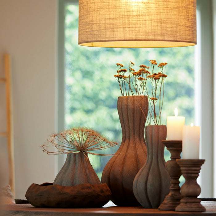 Light & Living Light&living Vaas deco Ø19,5x34 cm ZUCCA licht cognac
