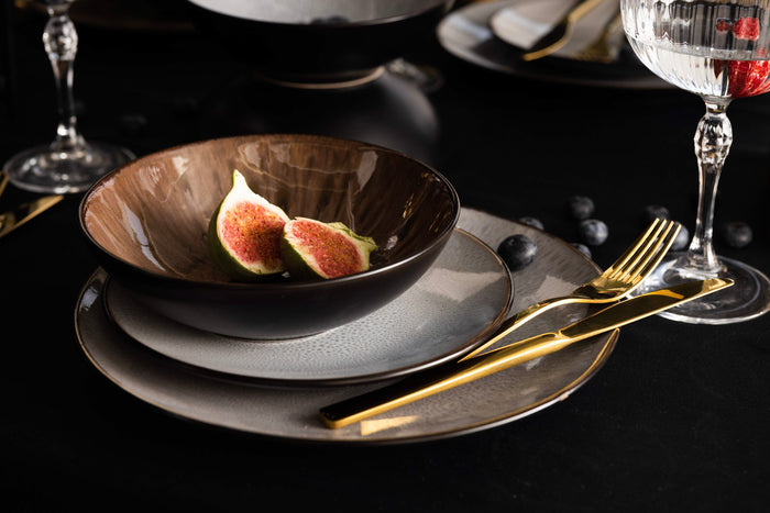 Jay Hill Serviesset Kapas - 16-delig | 4 personen - Grijs