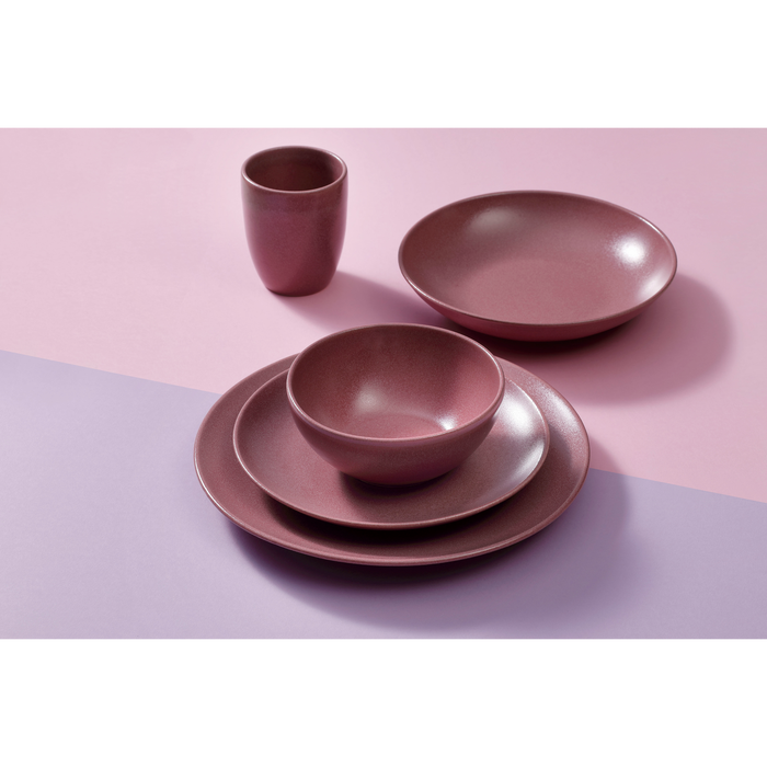 Mammoet Serviesset Spirit Stoneware 6-persoons 30-delig Rood