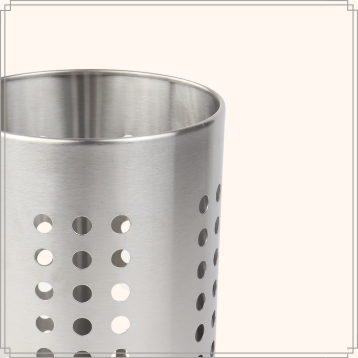 OTIX Spatelpot RVS 18x12x12cm Lepelpot Keukengerei Houder