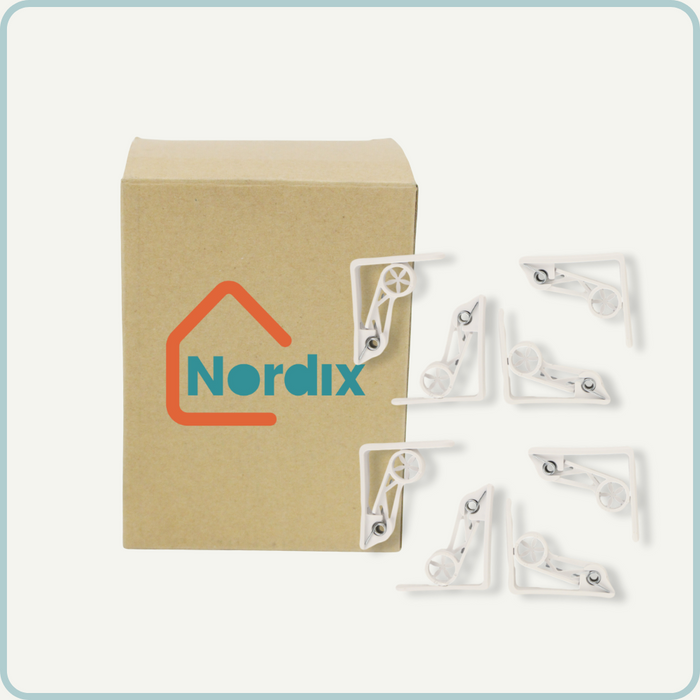 Nordix Tafelkleed Klemmen Clips Tafelklem Tuinartikelen 8 Stuks Wit