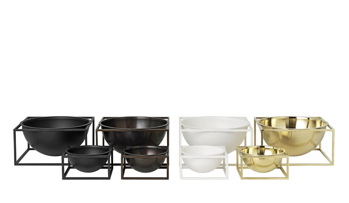 Audo Copenhagen Kubus Bowl Centerpiece schaal large Ø23 zwart