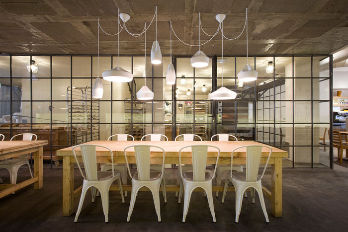 Marset Pleat Box Ø13 hanglamp Ø11.5 donkergroen|wit