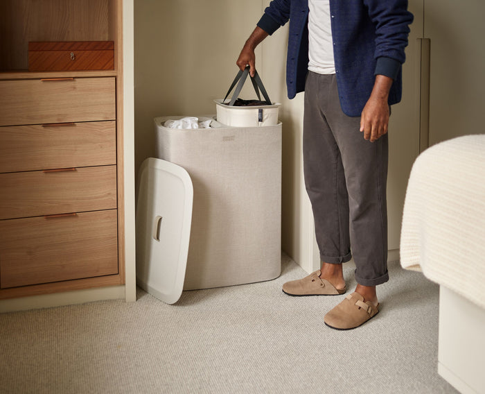 Joseph Joseph Tota Duo Wasmand 90 L - Beige