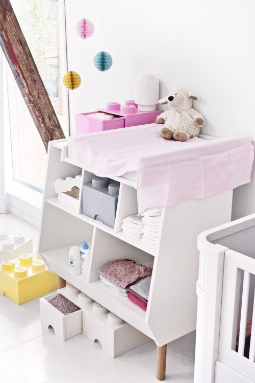 LEGO® Brick 4 Opbergbox - Grijs