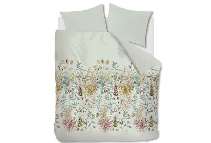 Ariadne at Home dekbedovertrek Flowerfields light green - 2-persoons