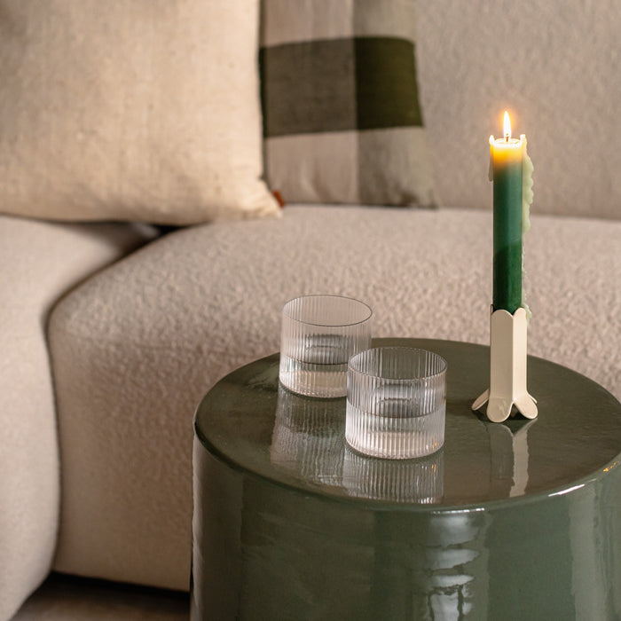 Ferm Living Ripple Waterglazen 4 st. - 200 ml - Clear