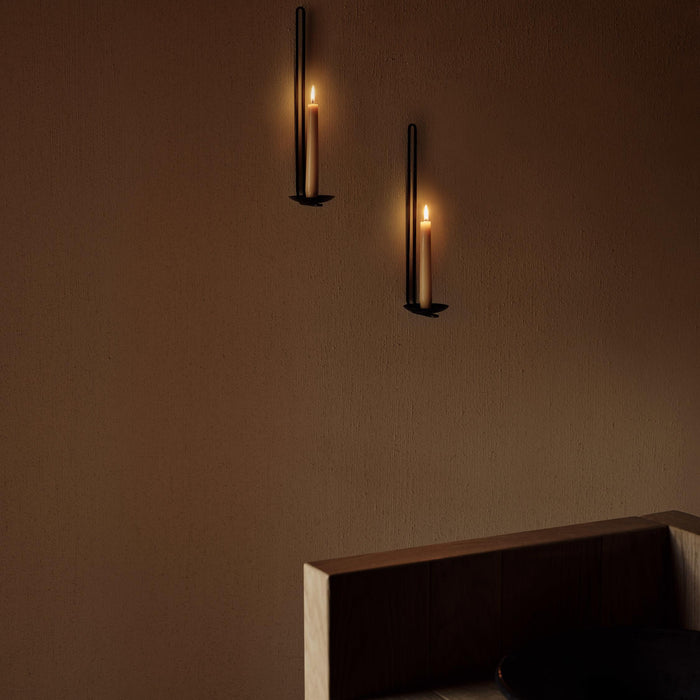 Audo Copenhagen Clip kandelaar wand medium messing