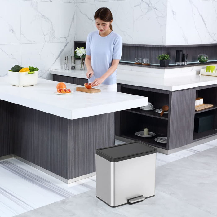 EKO Vuilnisbak Zilver