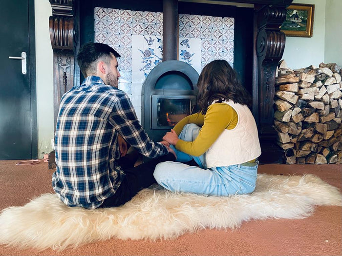 Chill-Dept. - Coats Island Lounge Schapenvacht IJslander Cloud White