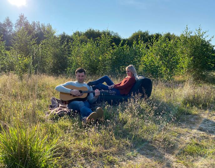 Chill-Dept. - Cherokee Outdoor Lounger Calm Clouds