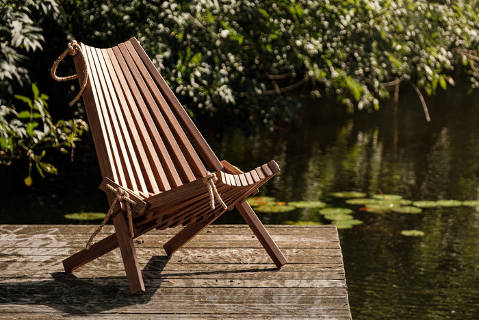 Chill-Dept. - Limestone Teakhouten Relaxstoel