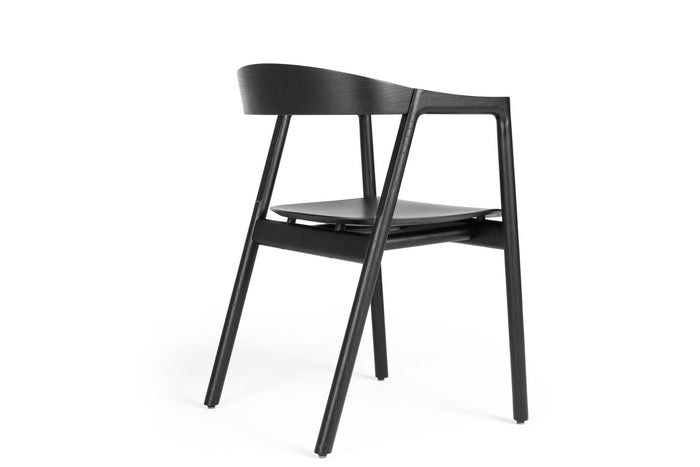 Muna eetkamerstoel zwart eiken