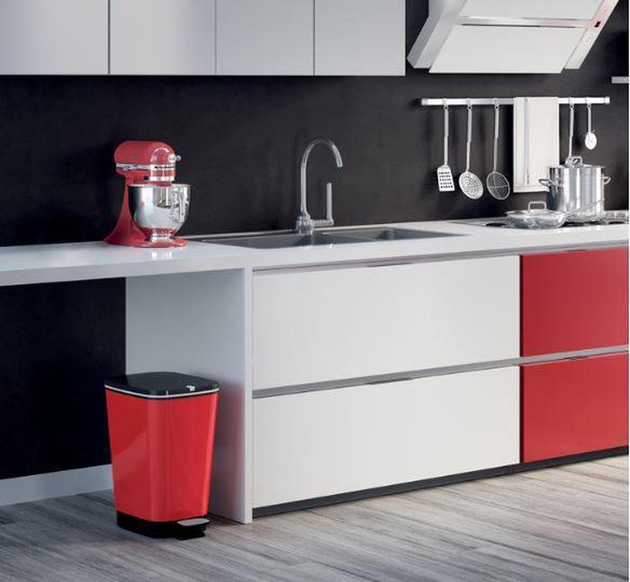 Kis Chic Bin Pedaalemmer - 30L - rood