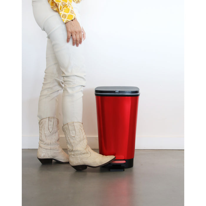 Kis Chic Bin Pedaalemmer - 30L - rood