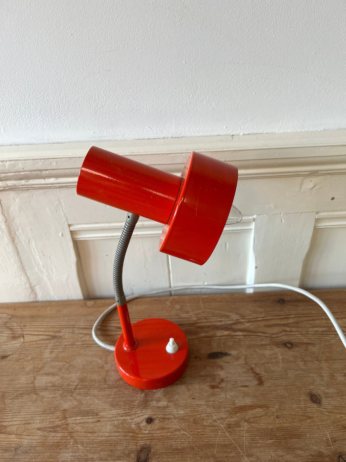 Reliving Vintage Retro Bureaulampje Met Mooie Felle Kap Kerst