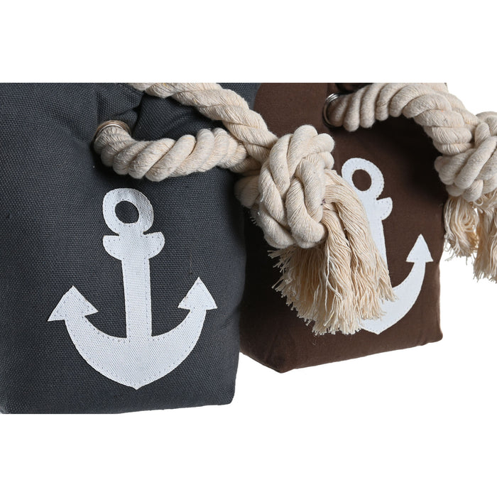 Items Deurstopper Anker Blok - grijs - 1 kilo - 13 x 20 cm