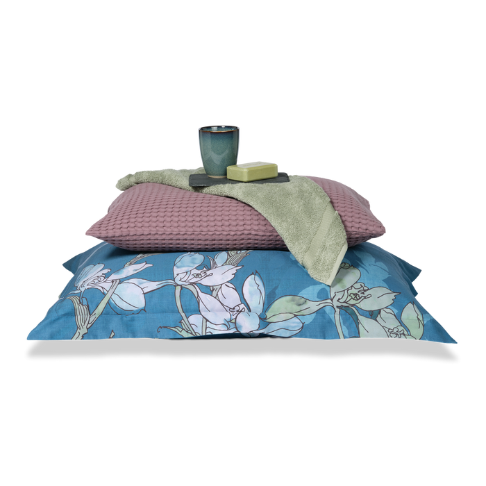 Vandyck - Dekbedovertrek VELVET DREAMS Navy 240x220 cm (satijnkatoen)